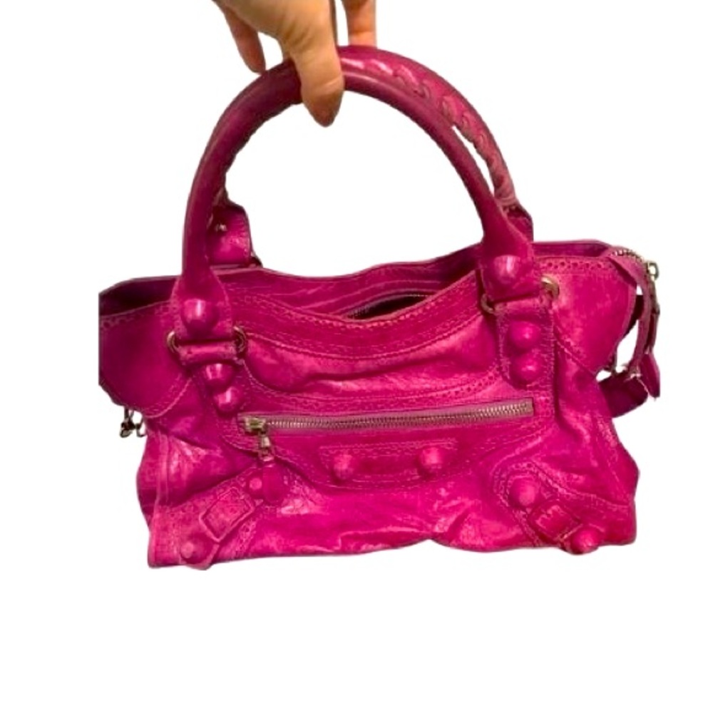 Balenciaga Giant City 2way Shoulder Bag Hand bag Leather